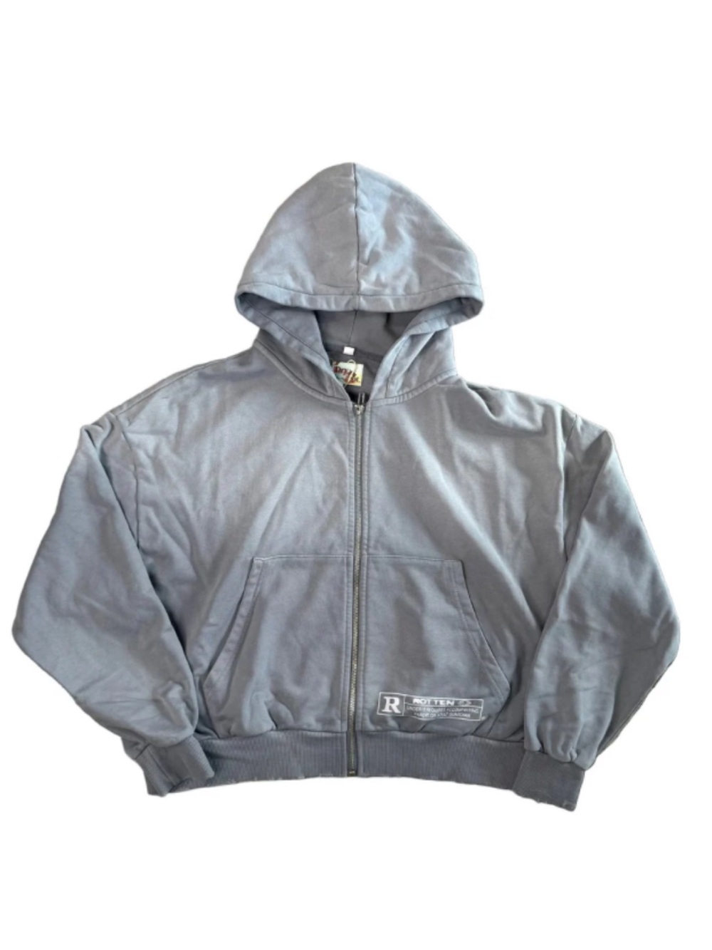 DRY ROT RATED Men’s Zip Up - Gray - M - Picture 2 of 6